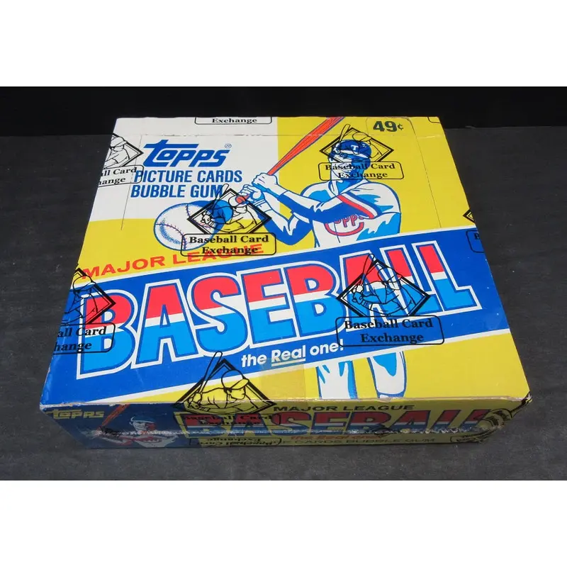 1984 Topps Baseball Unopened Cello Box