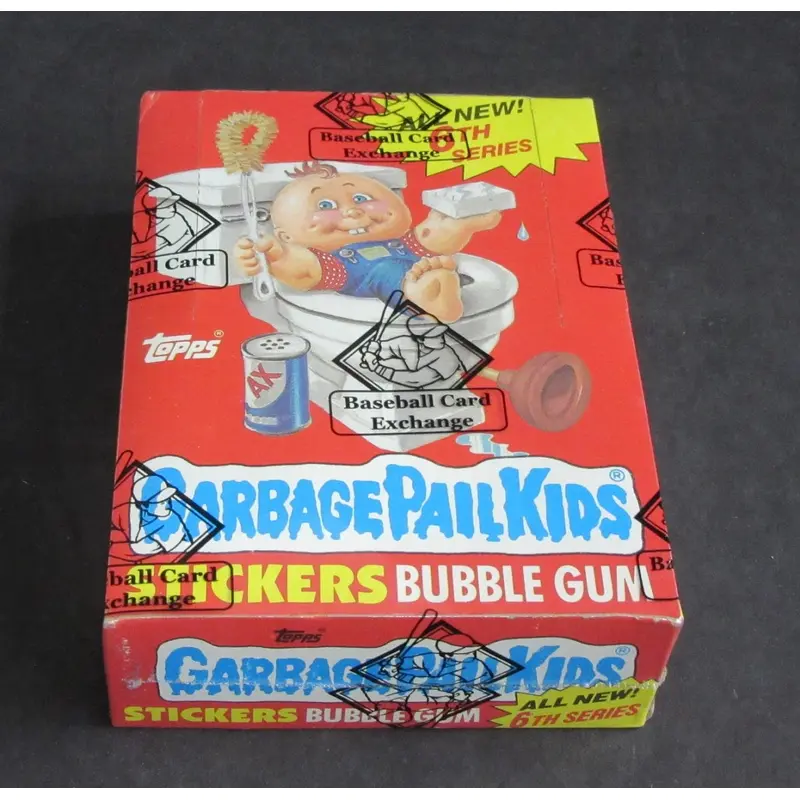 1986 Topps Garbage Pail Kids Series 6 Unopened Wax Box (w/ price) (Non) (BBCE)