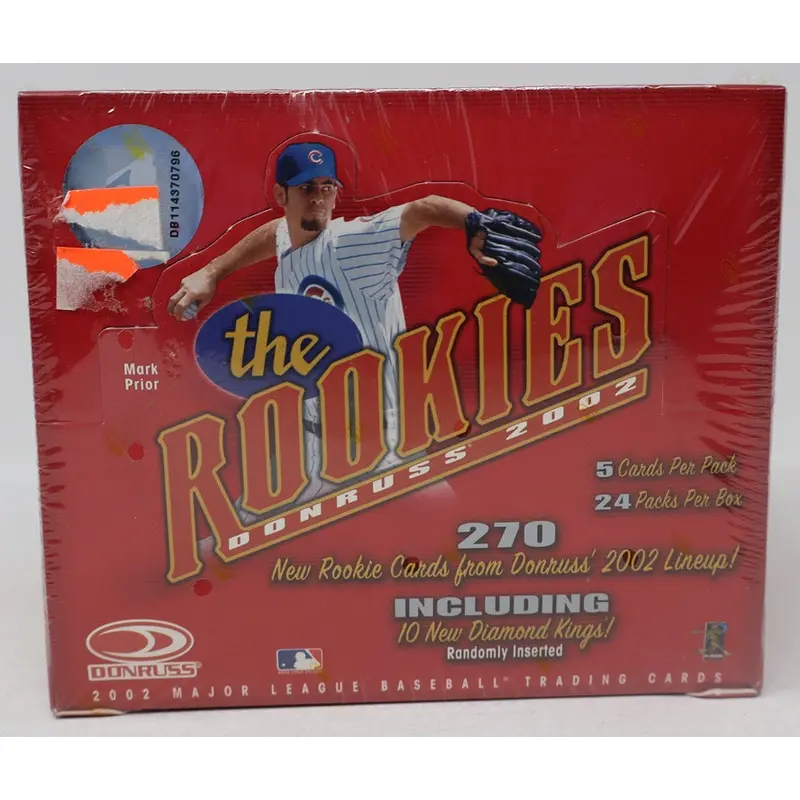 2002 Donruss The Rookies Baseball Box (Hobby)