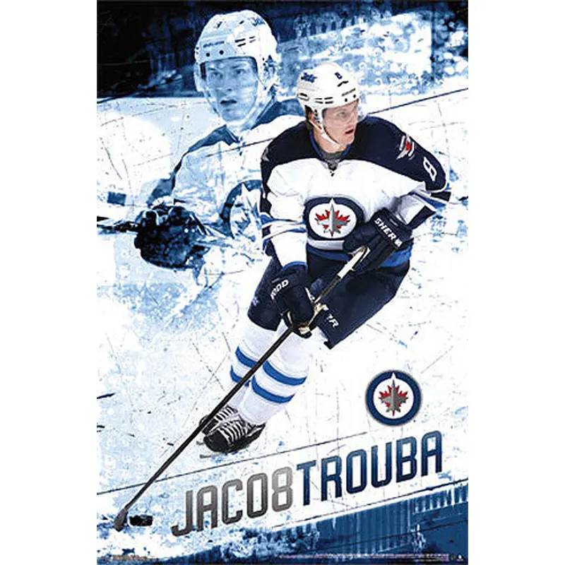 Jacob Trouba "Super 8" Winnipeg Jets NHL Hockey Poster - Costacos 2014