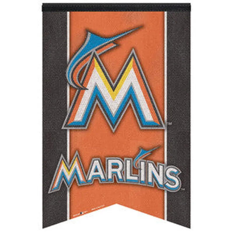 Miami Marlins MLB Baseball Premium Felt Banner - Wincraft