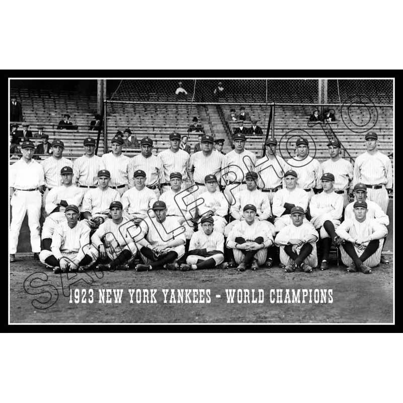 1923 New York Yankees Poster 11X17 - Ruth Gehrig Dugan Pennock - 2196