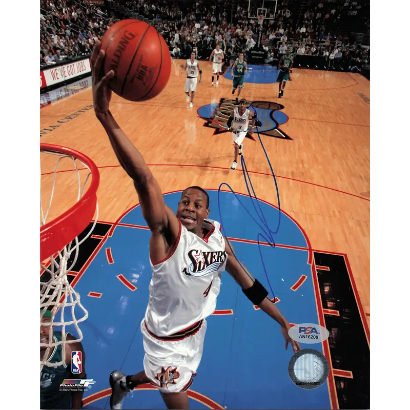 Andre Iguodola signed 8x10 photo PSA/DNA Sixers Autographed