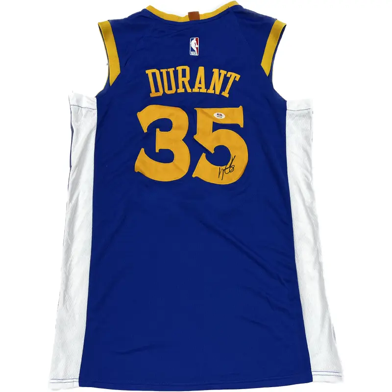 Kevin Durant signed jersey PSA/DNA Golden State Warriors Autographed