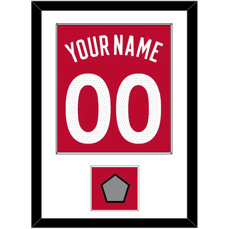 Toronto Name & Number With Finals Patch - Red Icon (2015-2020) - Single Mat 1