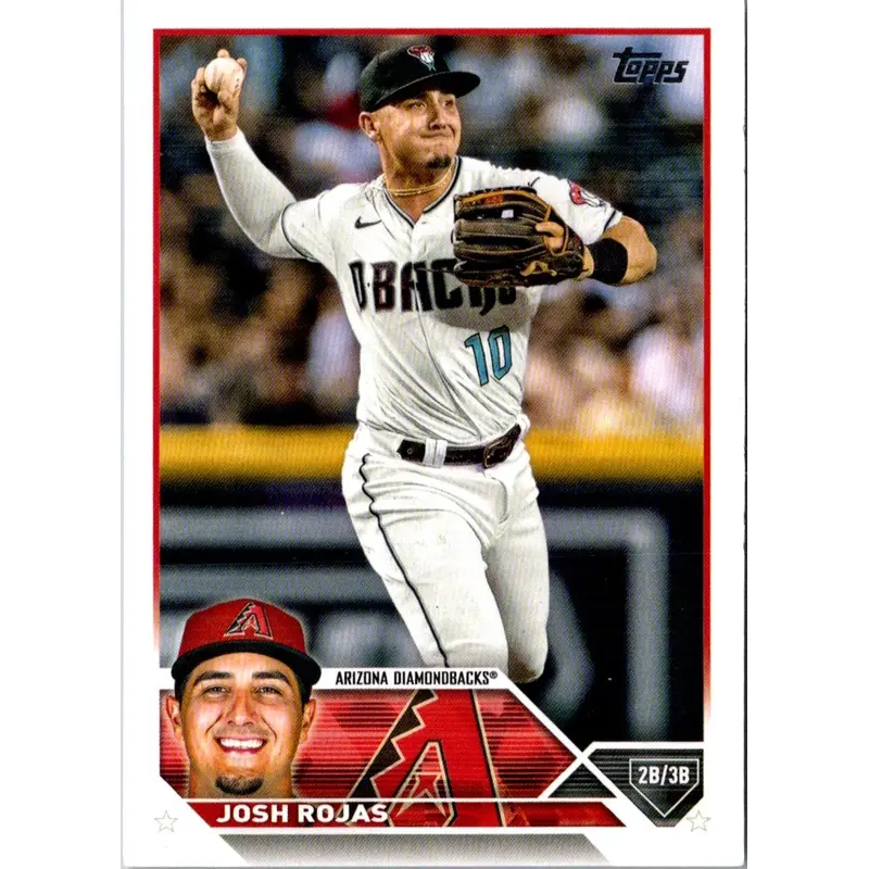 2023 Topps Heritage Red Border Josh Rojas #280