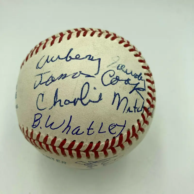 Rare Negro League Legends Multi Signed Baseball With JSA COA