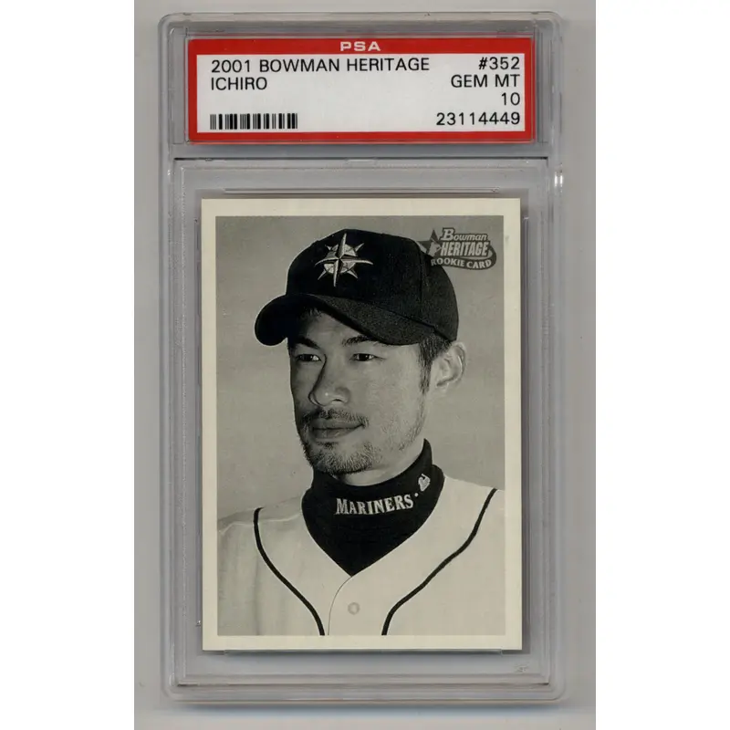 Ichiro Suzuki 2001 Bowman Heritage #352 PSA 10 Gem Mint