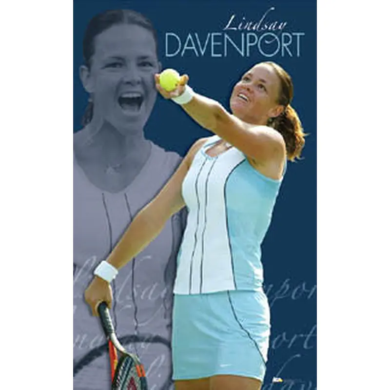Lindsay Davenport "Superstar" WTA Women's Tennis Action Poster - Ace Authentic 2005