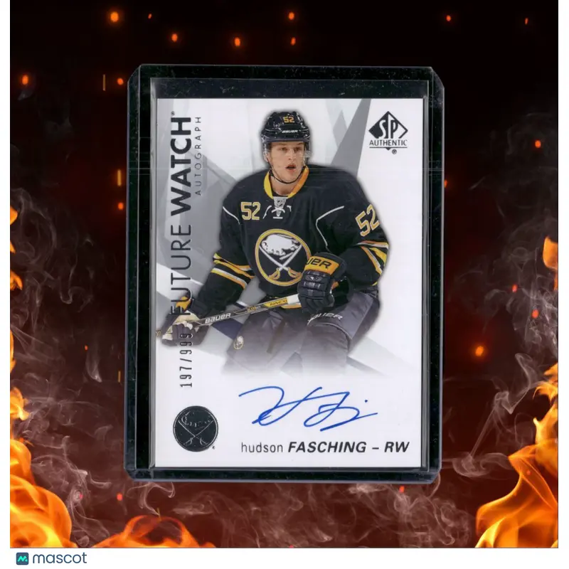 2016-17 SP Authentic Hudson Fasching Future Watch Rookie Auto 197/999 #129