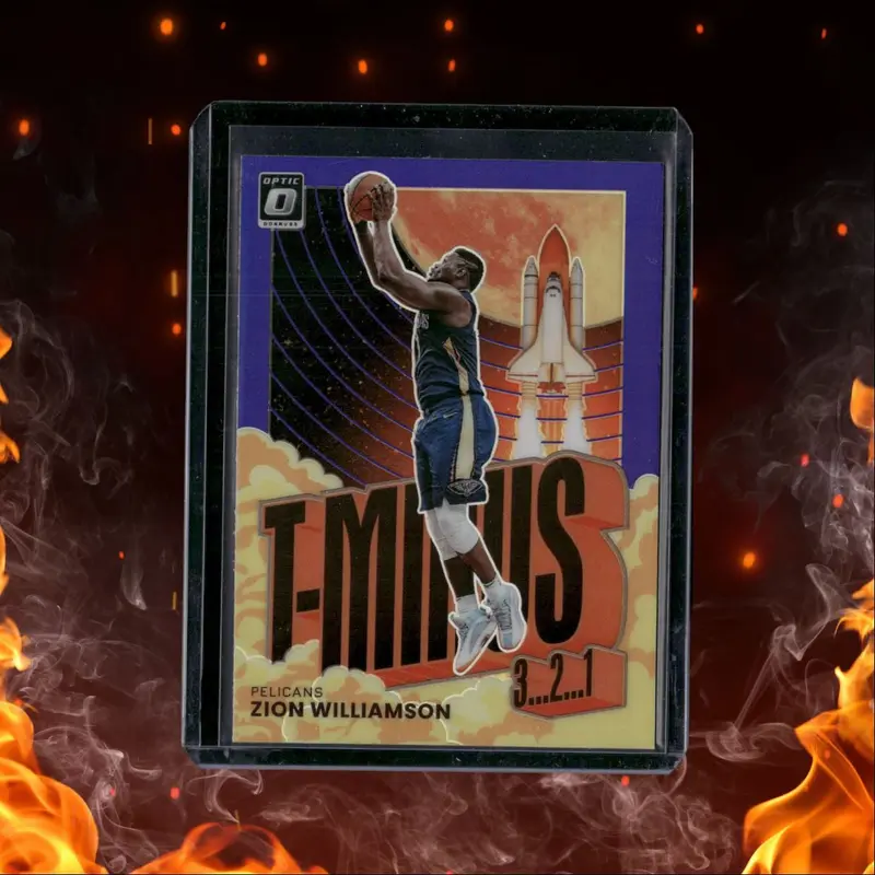 2022-23 Donruss Optic Zion Williamson T-minus Purple #1