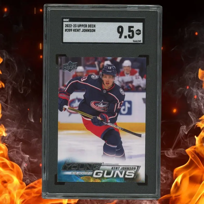 2022-23 Upper Deck KENT JOHNSON Young Guns SGC 9.5 #209 Rookie