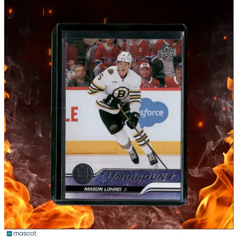2023-24 Upper Deck Mason Lohrei Young Guns Rookie #497