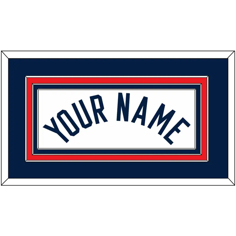 United States Mens Basketball Name - 2024 Olympics Home White - Triple Mat 2