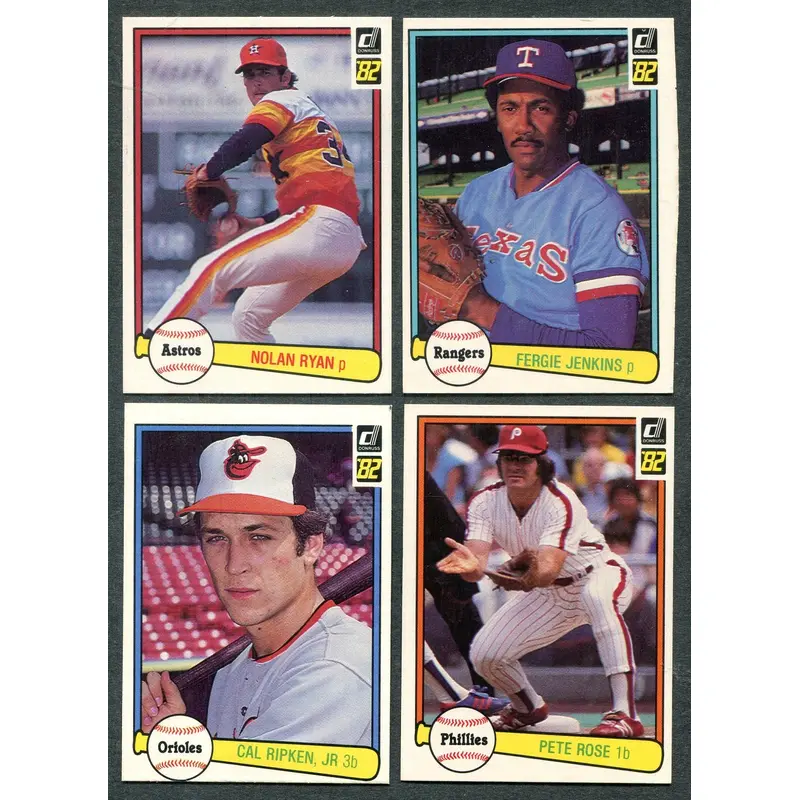 1982 Donruss Baseball Complete Set NM NM/MT (660) (24-336) (Read)