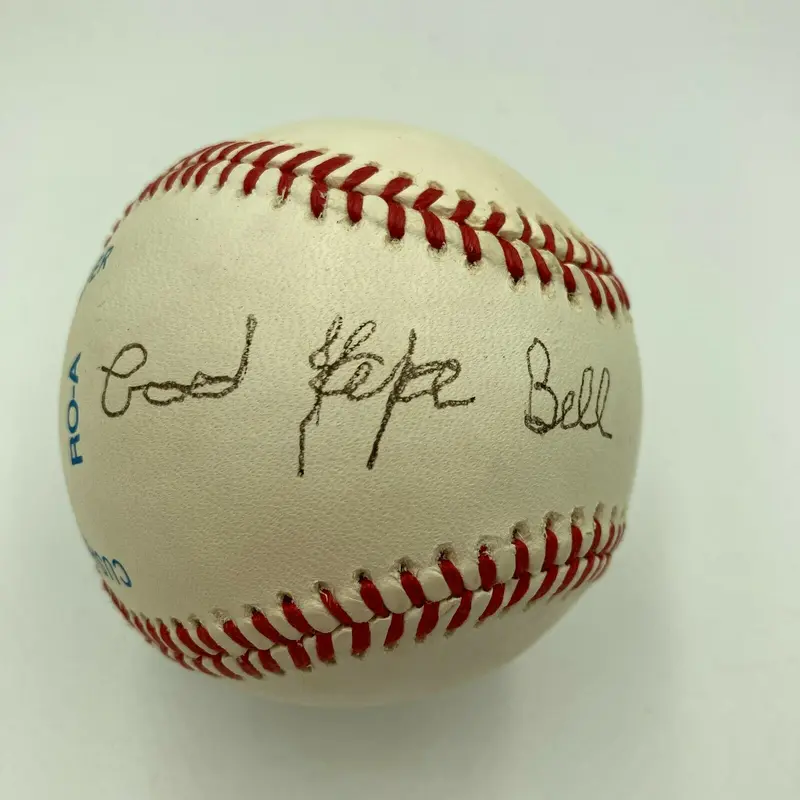 Cool Papa Bell Signed Official American League Baseball JSA COA Negro League HOF
