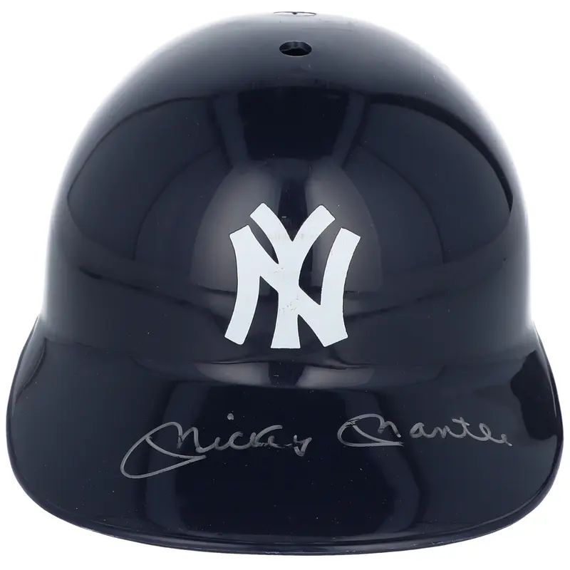 Mickey Mantle Signed New York Yankees Baseball Helmet Beckett COA