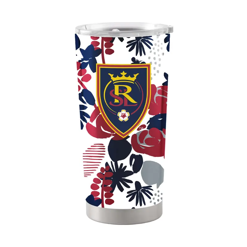 Real Salt Lake 20oz Floral Stainless Steel Tumbler