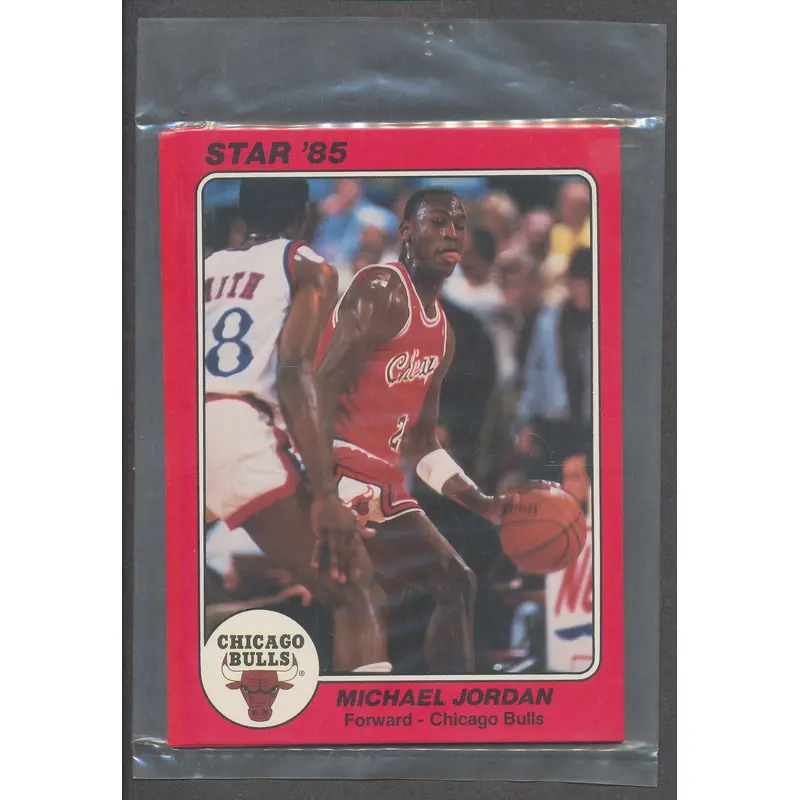 1985 Star Basketball Bulls Team 5x7 Complete Bagged Set