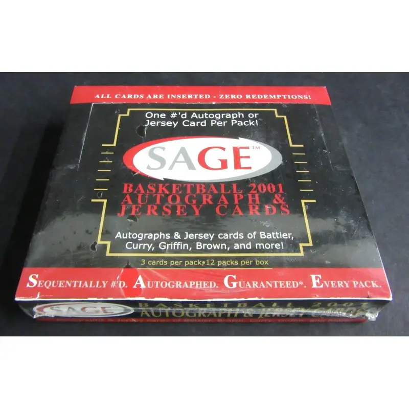 2001 2001/02 Sage Basketball Box (Hobby)