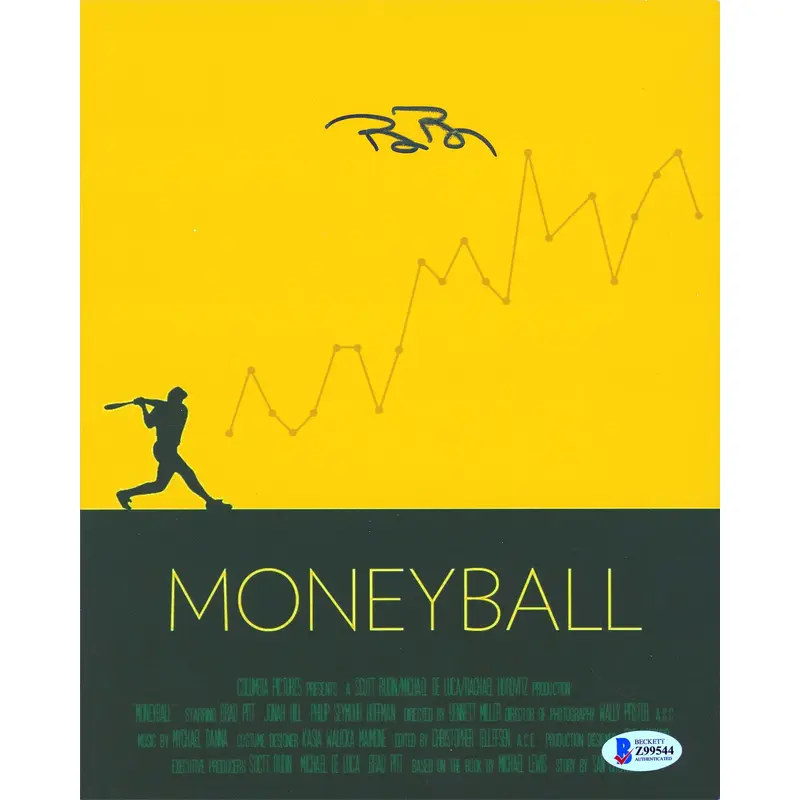 Billy Beane Moneyball Authentic Signed 8x10 Vertical Photo BAS #Z99544