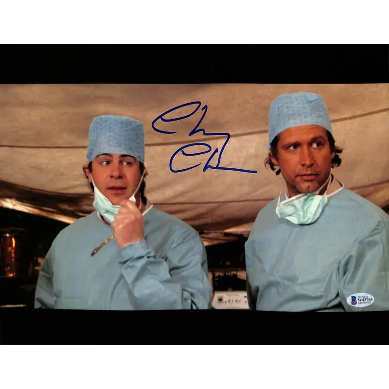 Chevy Chase Spies Like Us Authentic Signed 11x14 Photo BAS Witnessed 3