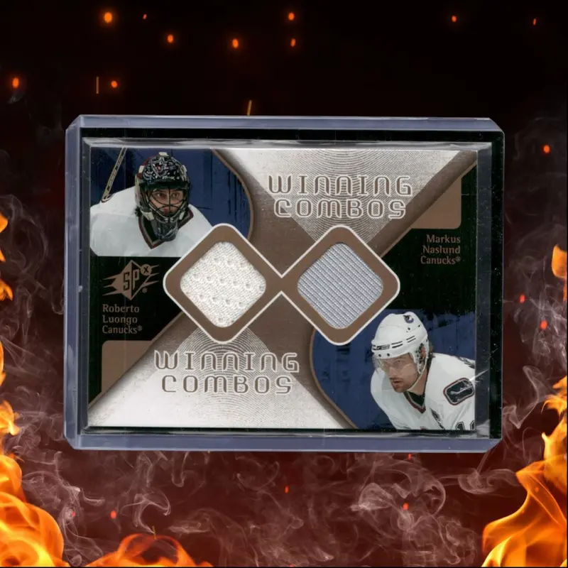 2007-08 Upper Deck SPx Markus Naslund / Roberto Luongo Winning Combos Dual