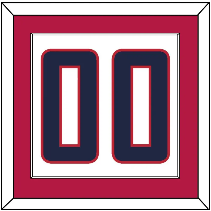 United States Mens Hockey Number - 2010 Olympics Home White - Single Mat 2