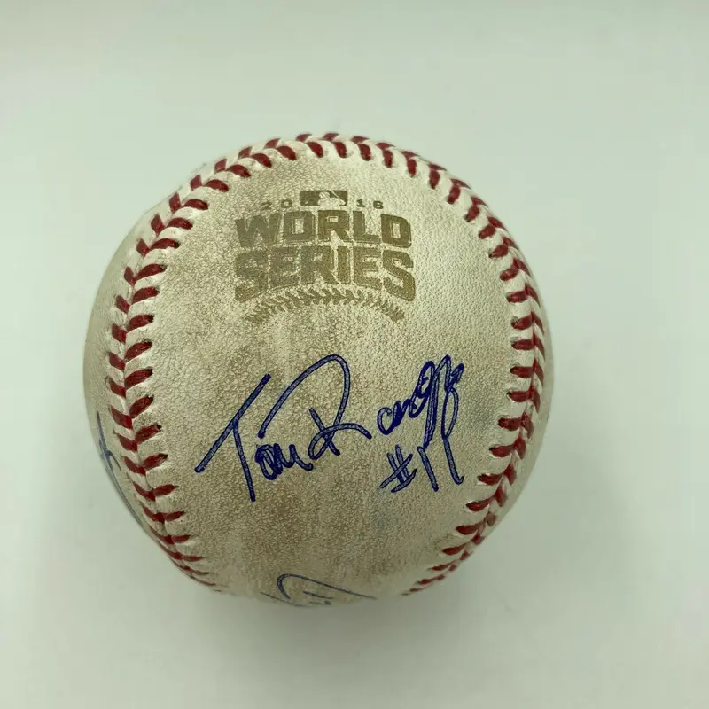 2016 World Series Game Used Baseball Signed By Umpire Crew JSA COA Chicago Cubs