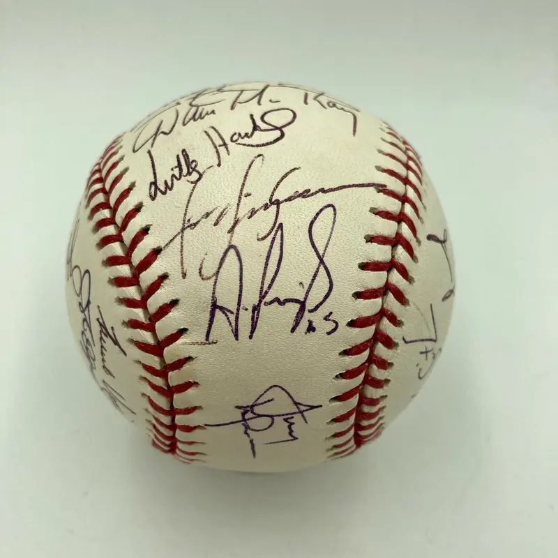 Albert Pujols 2002 St. Louis Cardinals Team Signed Major League Baseball JSA COA