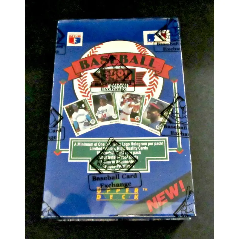 1989 Upper Deck Baseball Low Series Box (BBCE)