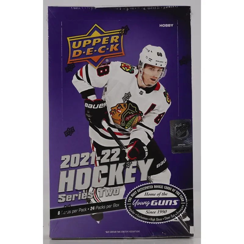 2021-22 Upper Deck Series 2 Hockey Hobby Box