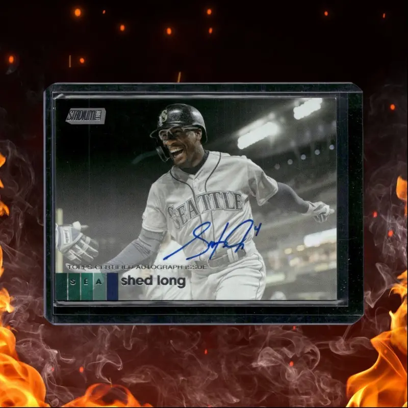 2020 Topps Stadium Club Shed Long Auto #ASL