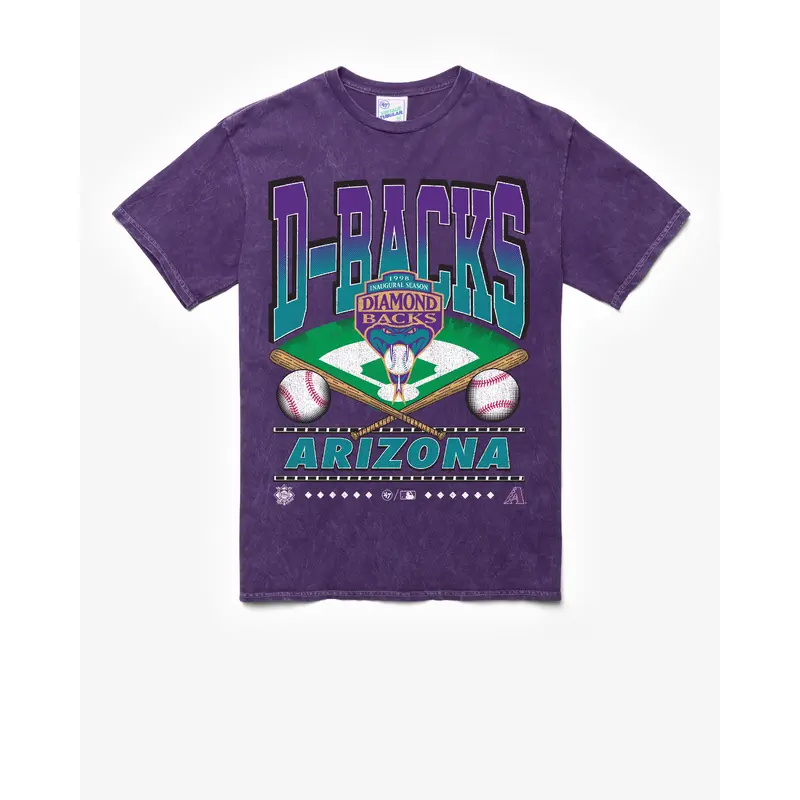 ARIZONA DIAMONDBACKS COOPERSTOWN STRAIGHT SHOT VINTAGE '47 TUBULAR TEE