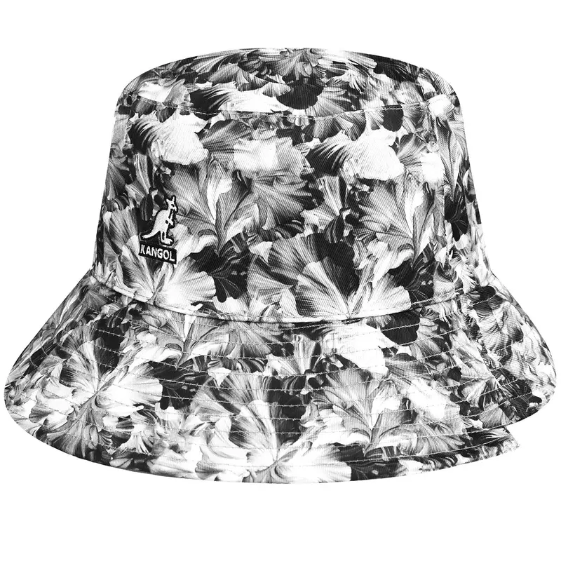 Kangol - Floral Rev Bucket Hat - Black