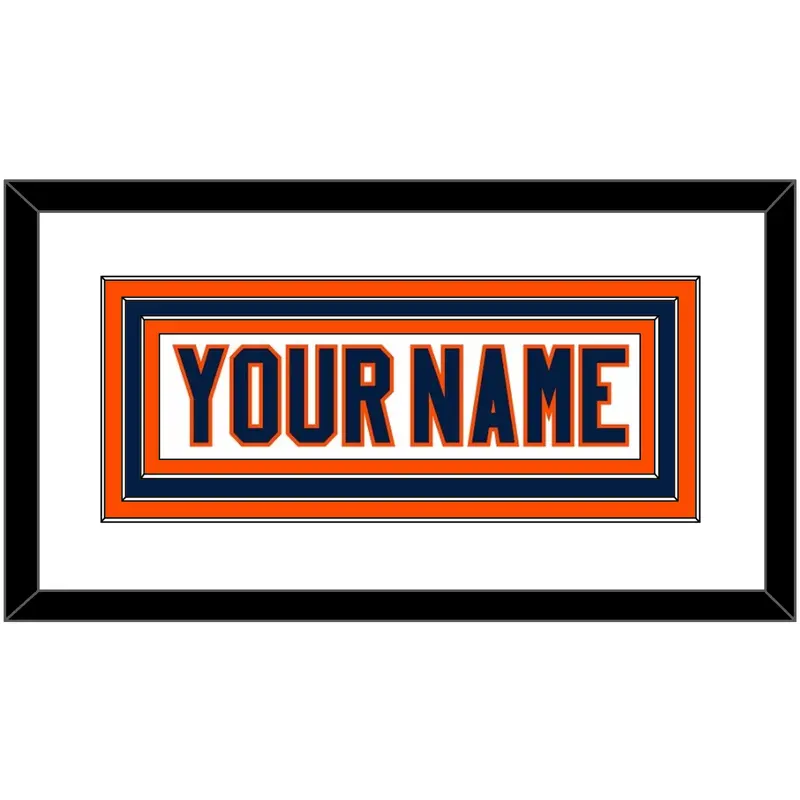 New York Nameplate - Road White (2007-2010) - Triple Mat 2