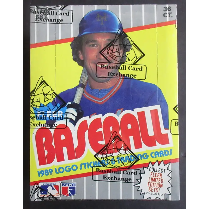 1989 Fleer Baseball Unopened Wax Box (FASC) (Code 90111)