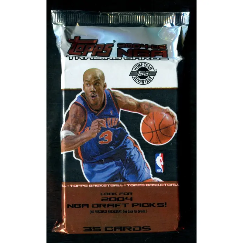 2004/05 Topps Basketball Unopened Jumbo Pack (HTA) (35)