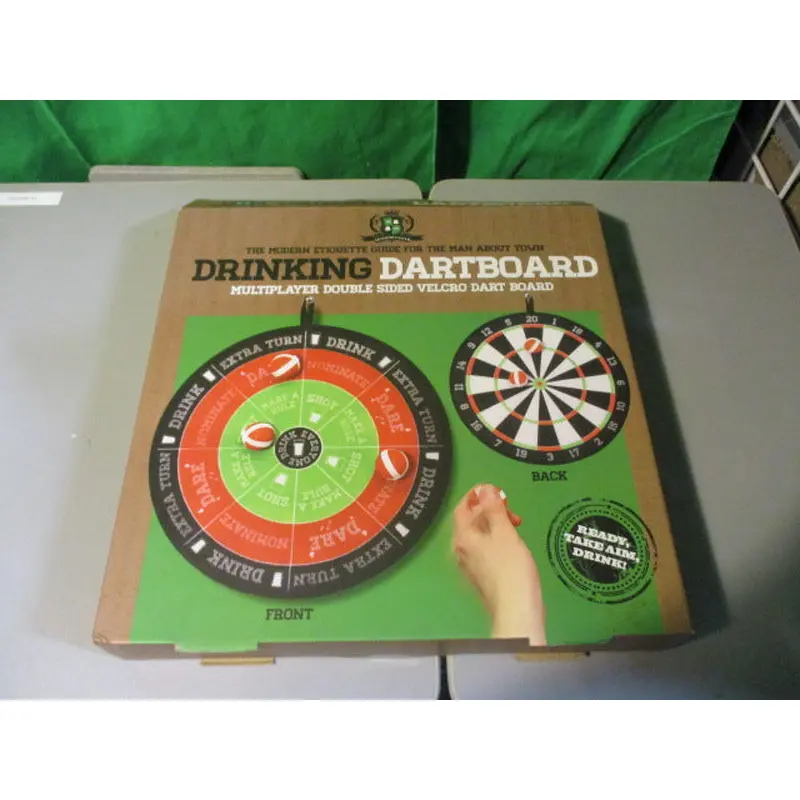 Drinking Dartboard Double Side Velcro Board