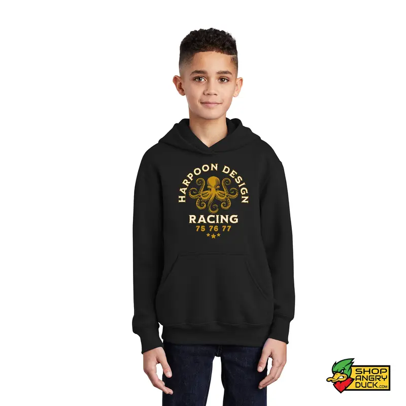 Harpoon Design Vintage Octo Youth Hoodie