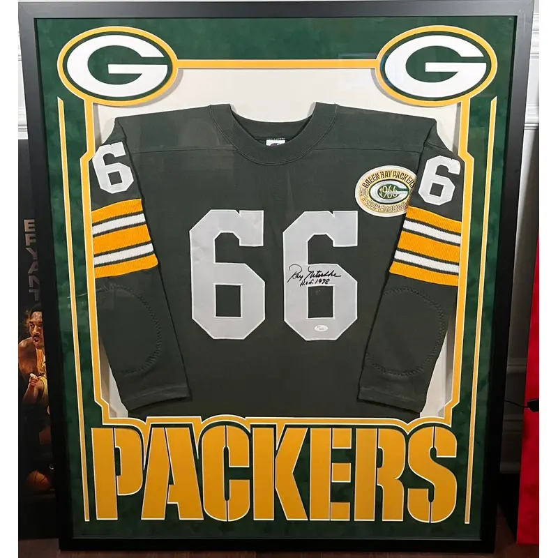 Ray Nitschke HOF 1978 Signed Authentic 1966 Green Bay Packers Jersey JSA COA