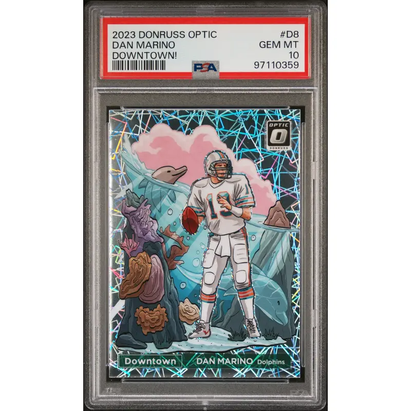 Dan Marino 2023 Donruss Optic Downtown PSA 10 Gem Mint