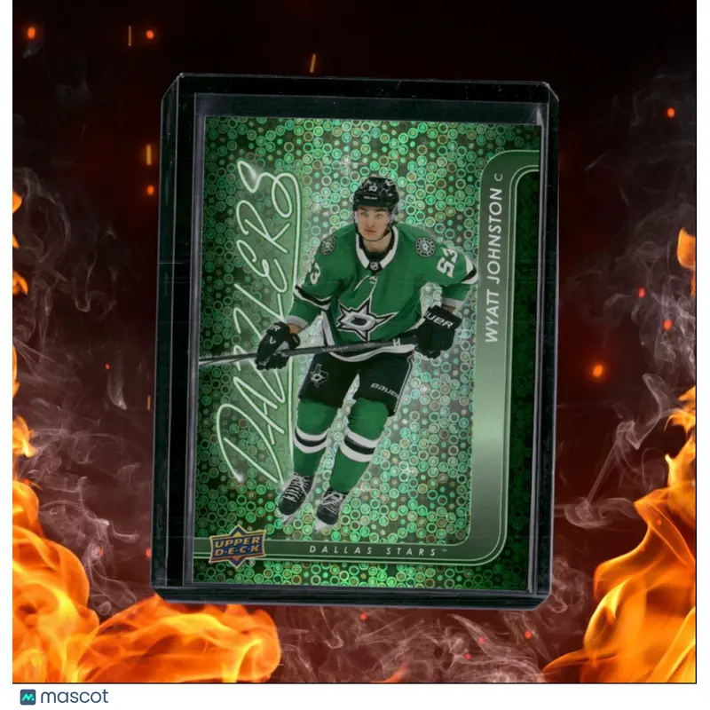 2024-25 Upper Deck Wyatt Johnston Dazzlers Green #DZ-43