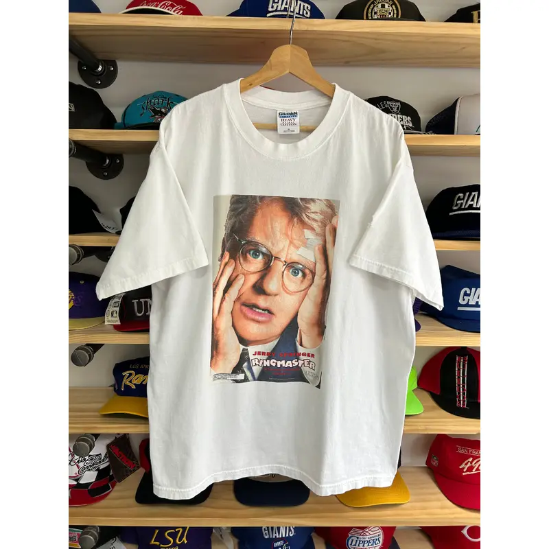 Vintage 1998 Ringmaster Jerry Springer Movie Promo Tee XL