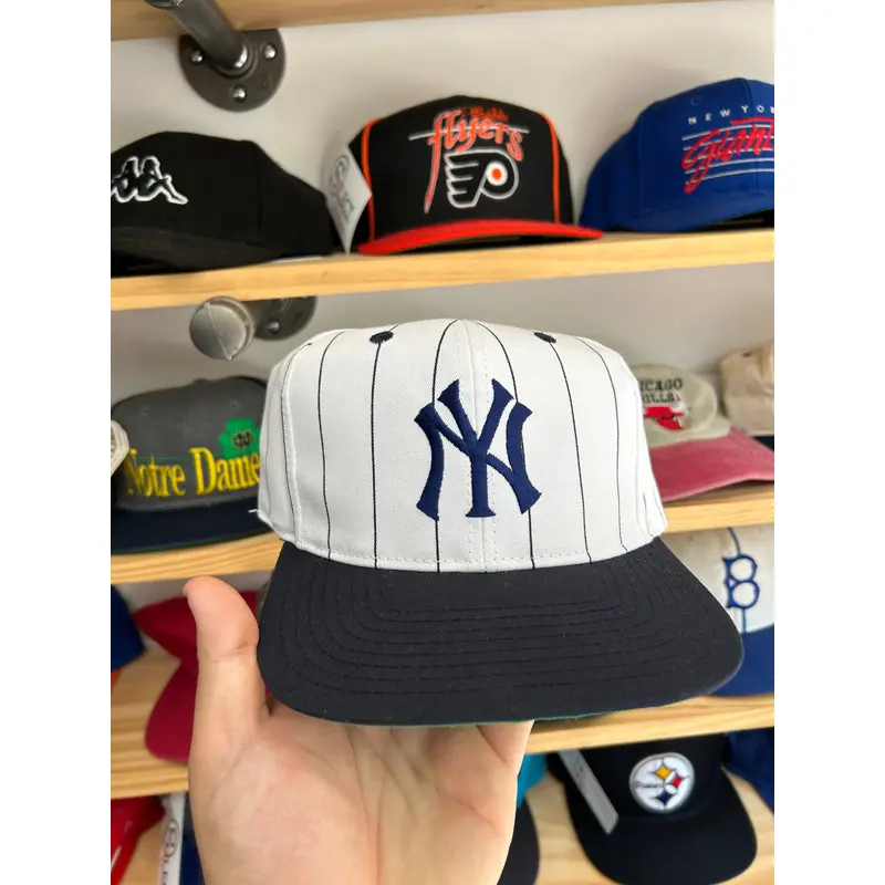 Vintage New York Yankees Twins Enterprise Pinstripe SnapBack Hat