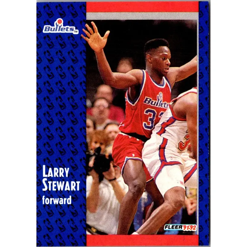 1991 Fleer Larry Stewart #369 Rookie