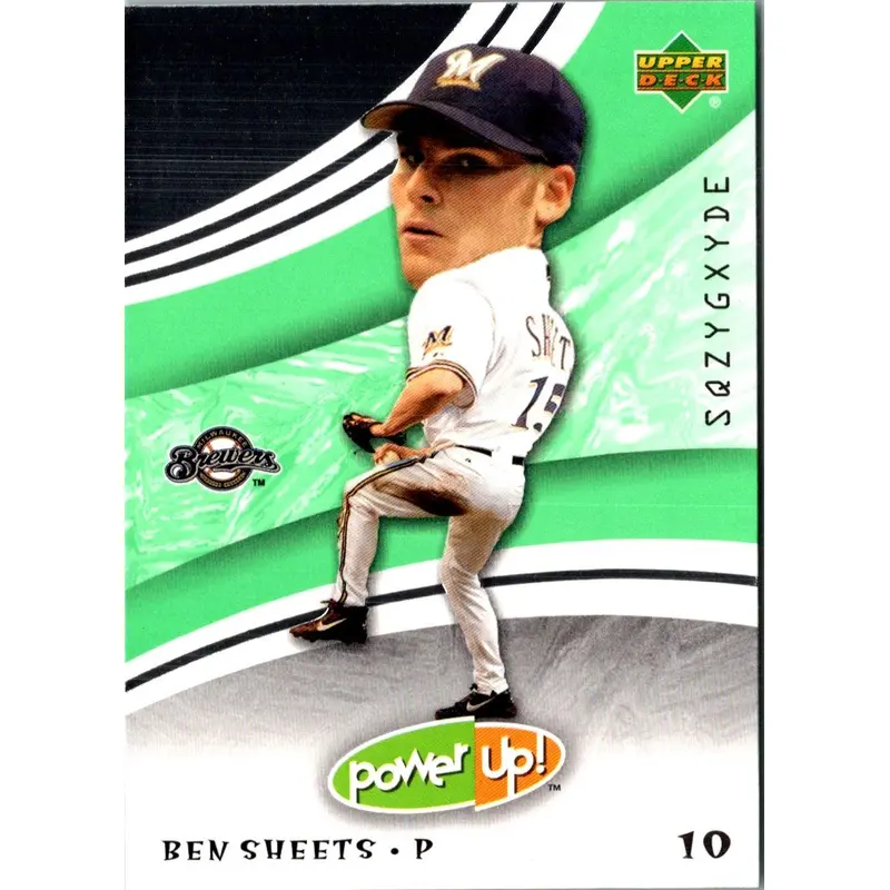 2004 Upper Deck Power Up Ben Sheets #82