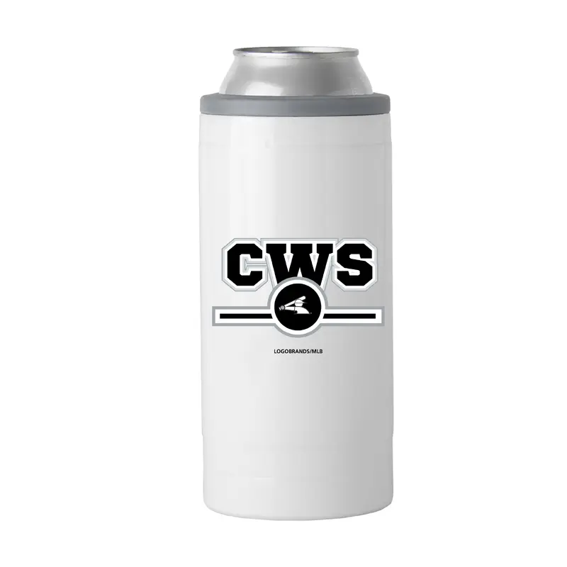 Chicago White Sox Letterman 12 oz Slim Can Coolie