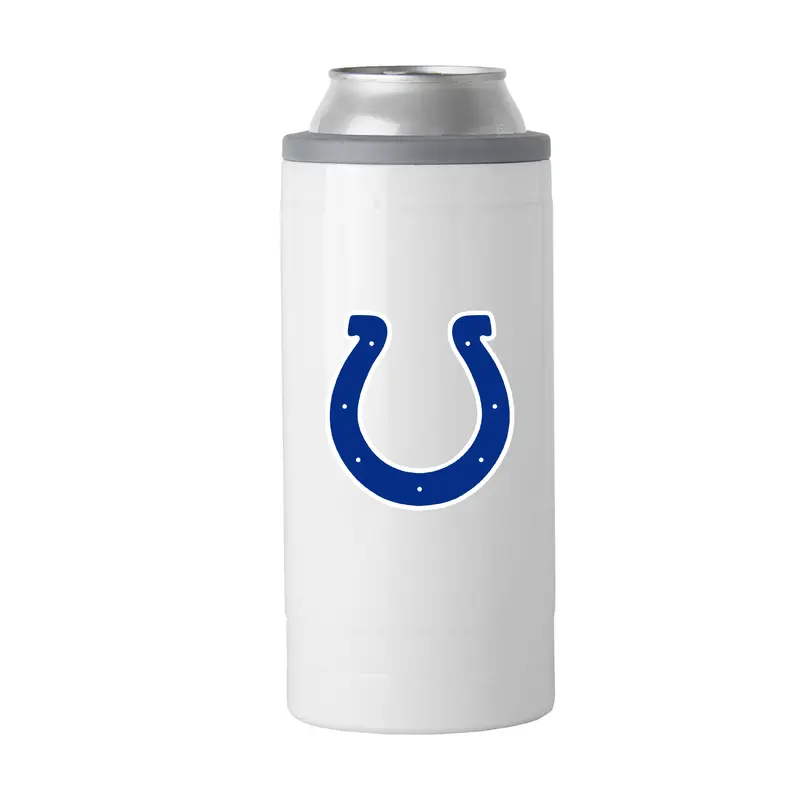 Indianapolis Colts Letterman 12 oz Slim Can Coolie