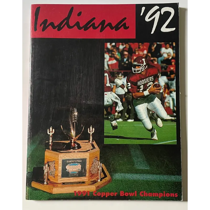 1992 Indiana University Football Media Guide